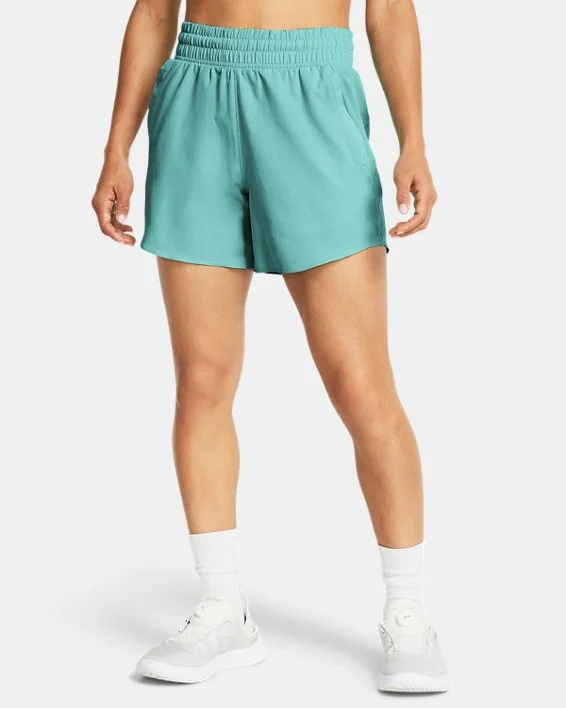 Best casual shorts for men with a stylish and functional design for everyday use-Women's UA Vanish 5" Shorts - Radial Turquoise