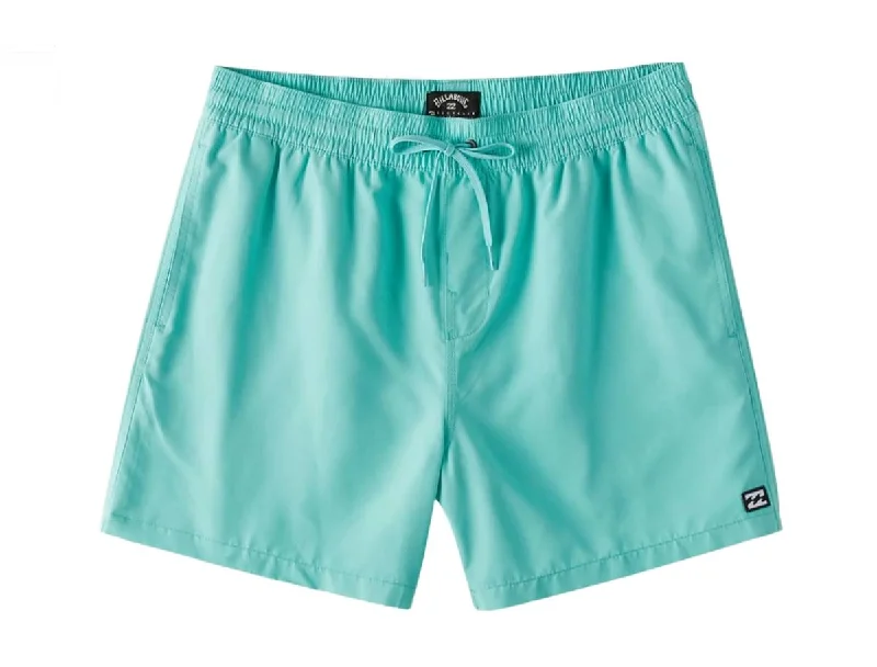 Classic plaid shorts for men with a crisp design for a smart-casual look-Billabong Boys' All Day Layback Elastic 16" Shorts