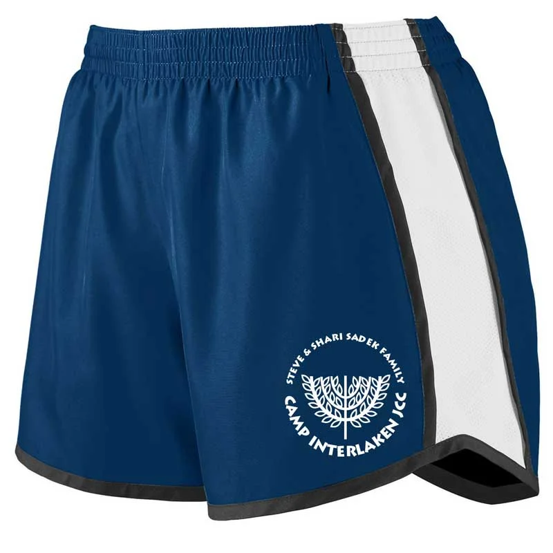 Women's shorts with adjustable waistbands for a custom and comfortable fit-Camp Interlaken JCC Running Shorts