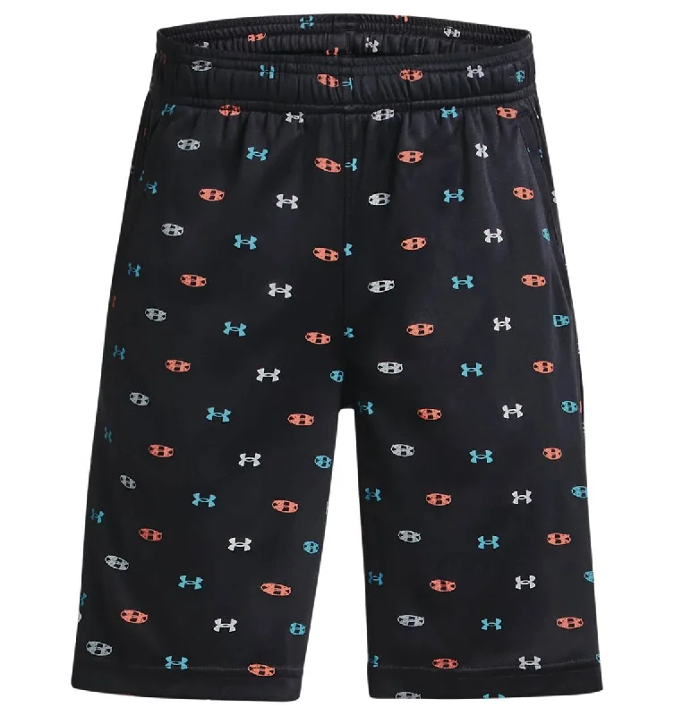 Best hiking shorts for men with water-resistant materials and rugged durability-Under Armour Boys' UA Prototype Printed Shorts