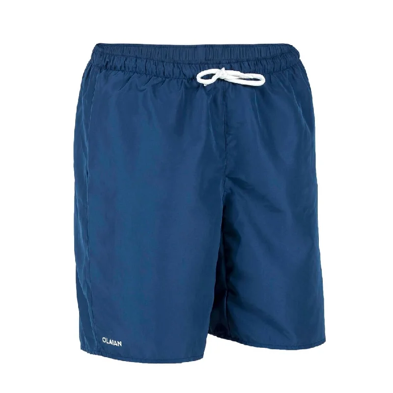 Casual shorts for men with a tailored fit and classic design for a sharp look-Boy’s swim shorts -100