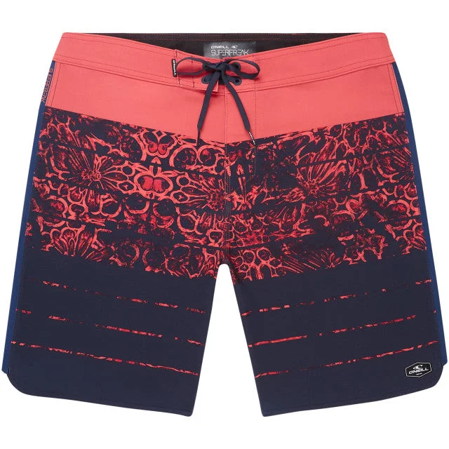 Classic Bermuda shorts for men with a relaxed fit and versatile design-Oneill Men's Beach 9A3105-1900 Superfreak Kaleidostoke Swim Shorts