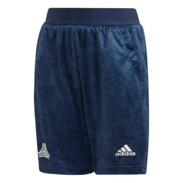 Casual chino shorts for men with a slim fit for a modern, polished look-Adidas Shorts Tan Kids-Boys Training Short Indigo/ Navy /White Fm5707