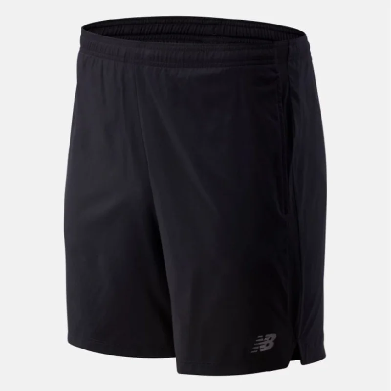 Trendy high-waisted shorts for women with a relaxed and comfortable style-New Balance Accelerate Men Running Shorts Black