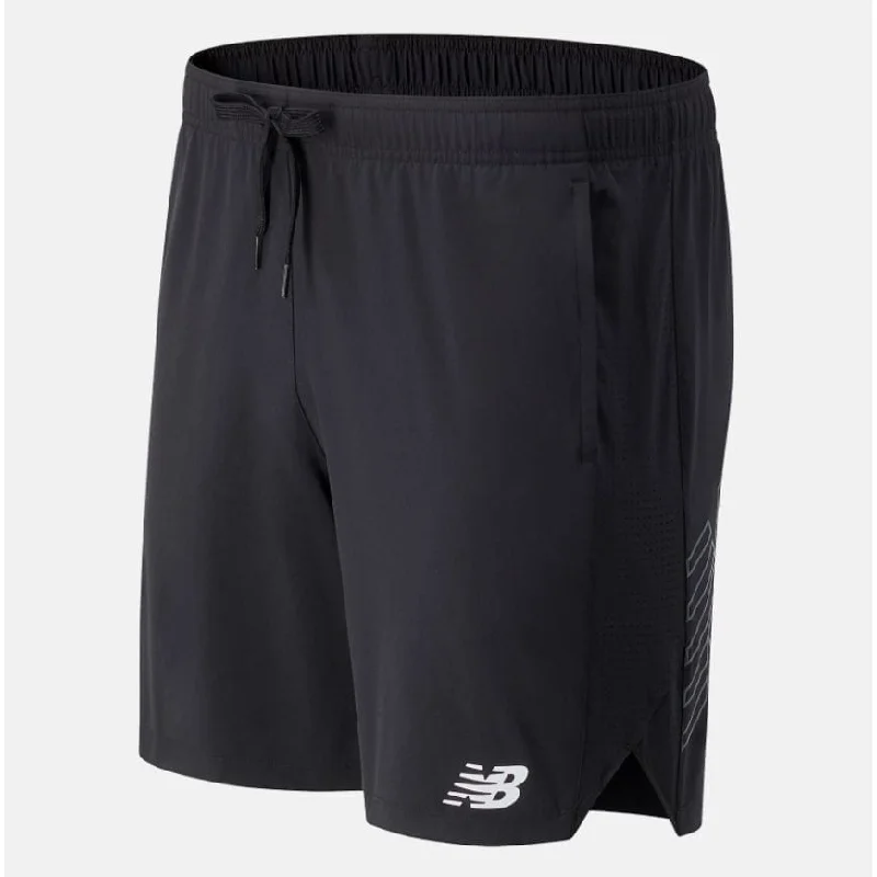 Comfortable shorts for men with elastic waistbands and a flexible fit for all-day wear-New Balance Tenacity Men Performance Shorts Black