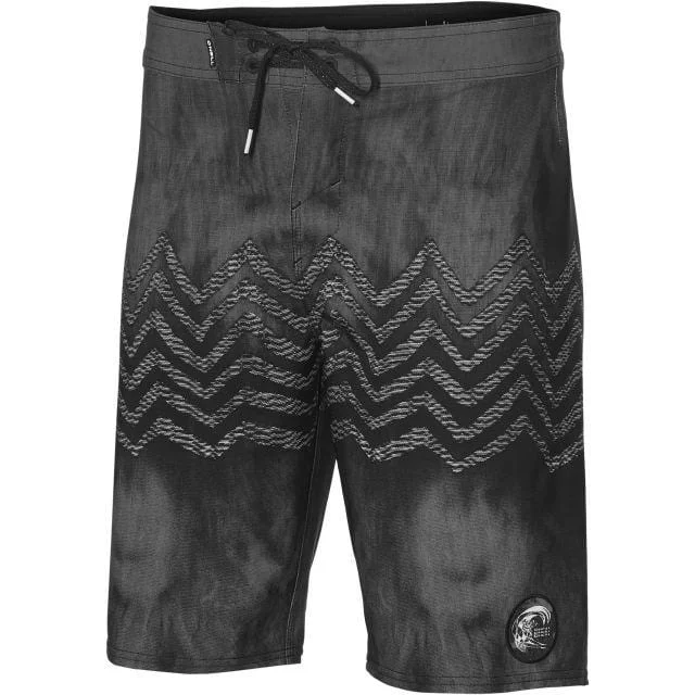 Classic navy shorts for men with a preppy, versatile design for casual outings-O'Neill Hyperfreak Zigee Boardshorts Men Beach Swim Short Black 8A3104-9900