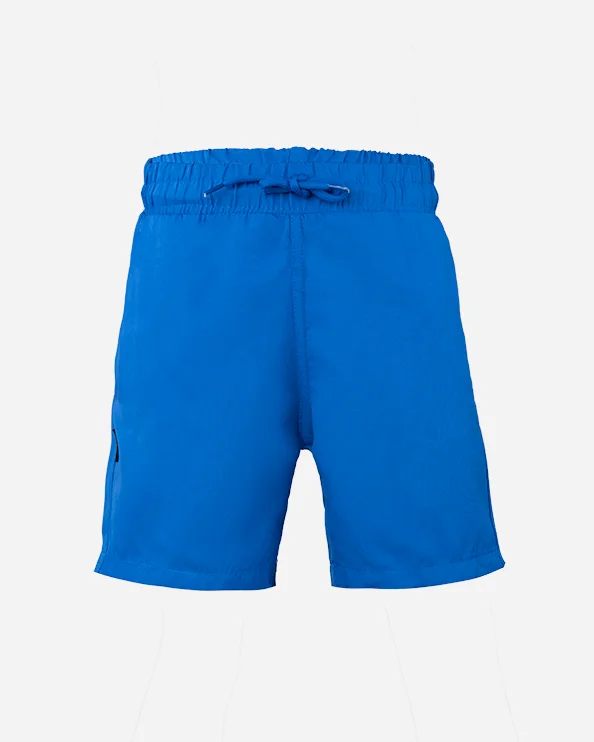 Lightweight chino shorts for men with a polished and casual appearance-Top Ten Plain Boys Beach Swim Shorts Blue 0061