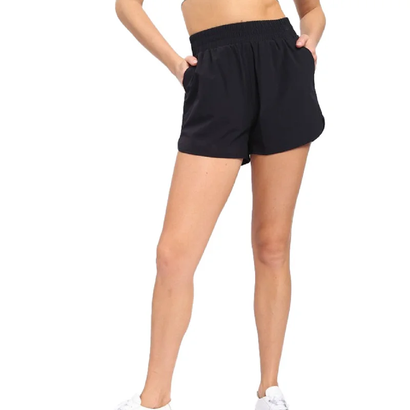 Athletic shorts for men with moisture-wicking properties for a fresh workout-Mono B Black Athleisure Split Shorts