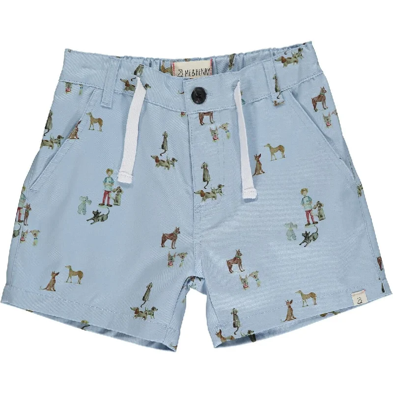 Stylish denim shorts for women with a high-rise fit for a flattering silhouette-Me & Henry- Dog Shorts