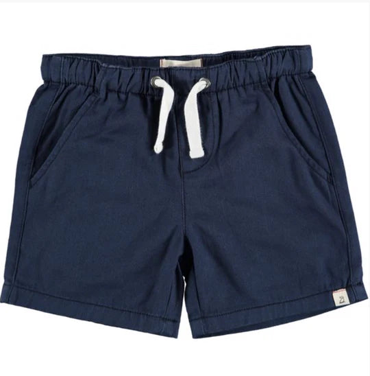 Best biker shorts for women with compression for active lifestyles and casual wear-Me & Henry- Hugo Twill Shorts Navy