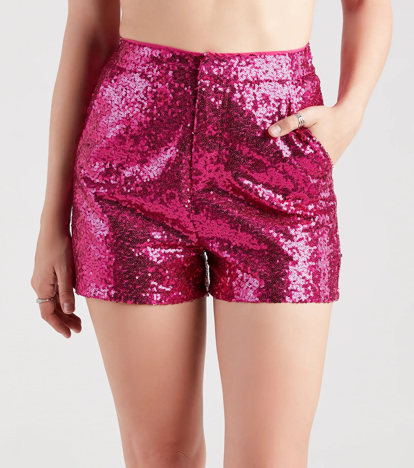 Best shorts for hiking with UV protection and quick-dry fabric for outdoor protection-Made For The Glamour Sequin Shorts